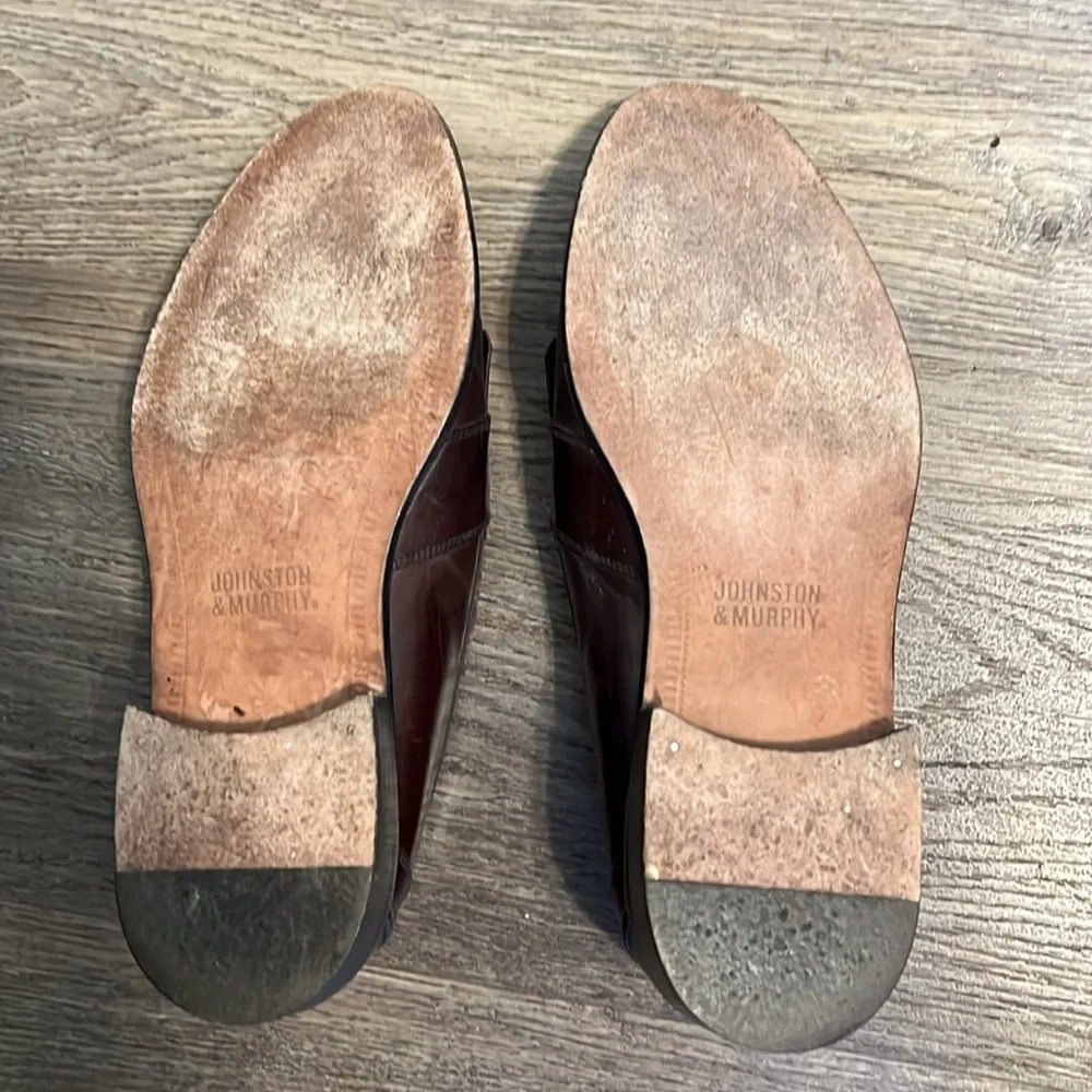 Johnston & Murphy Men's Dark Brown Tassel Loafers